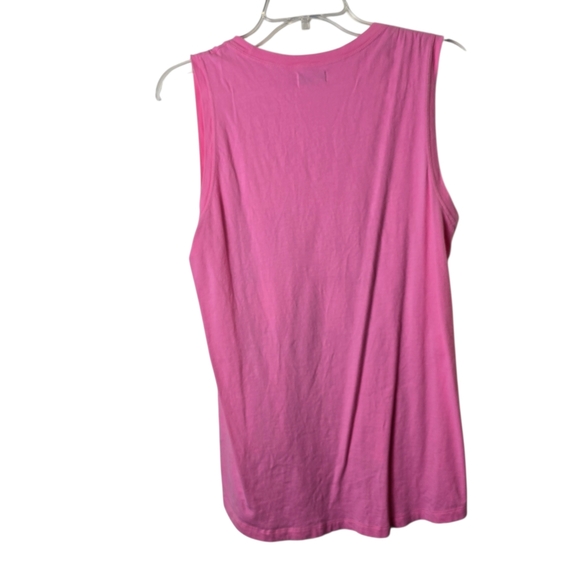 Simply Southern Beach Please Graphic Tank Pink Sunglasses Turtle  Boho Relax S - Picture 3 of 11